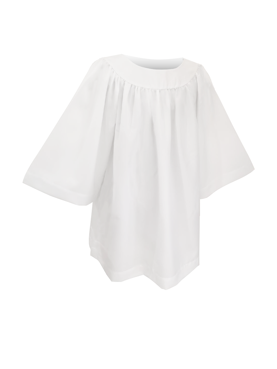 Classic Round Neckline Choir Surplice - Church Choir Robes - Churchgoers