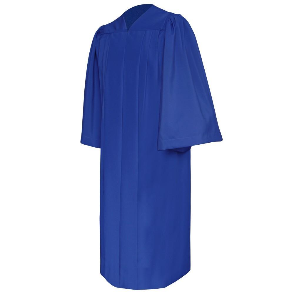 Deluxe Royal Blue Choir Robe - Church Choir Robes - Churchgoers