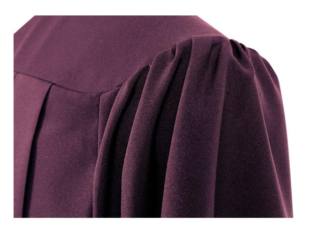 Matte Maroon Choir Robe - Church Choir Robes - Churchgoers