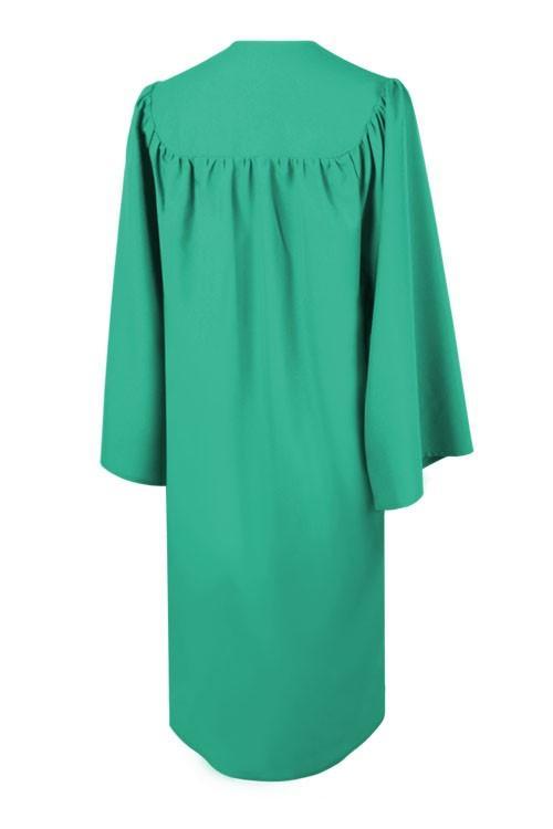 Matte Emerald Green Choir Robe - Church Choir Robes - Churchgoers