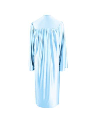 Shiny Light Blue Choir Robe - Church Choir Robes - Churchgoers