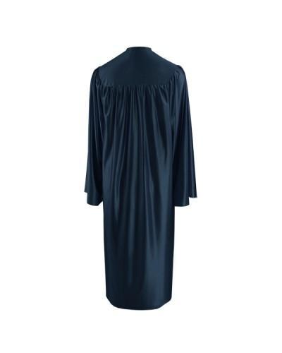 Shiny Navy Blue Choir Robe - Church Choir Robes - Churchgoers