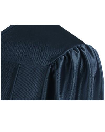 Shiny Navy Blue Choir Robe - Church Choir Robes - Churchgoers
