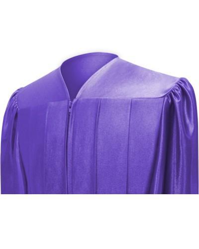 Shiny Purple Choir Robe - Church Choir Robes - Churchgoers