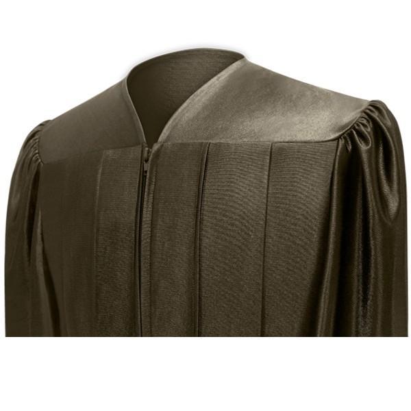 Shiny Brown Choir Robe - Church Choir Robes - Churchgoers