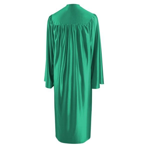 Shiny Emerald Green Choir Robe - Church Choir Robes - Churchgoers