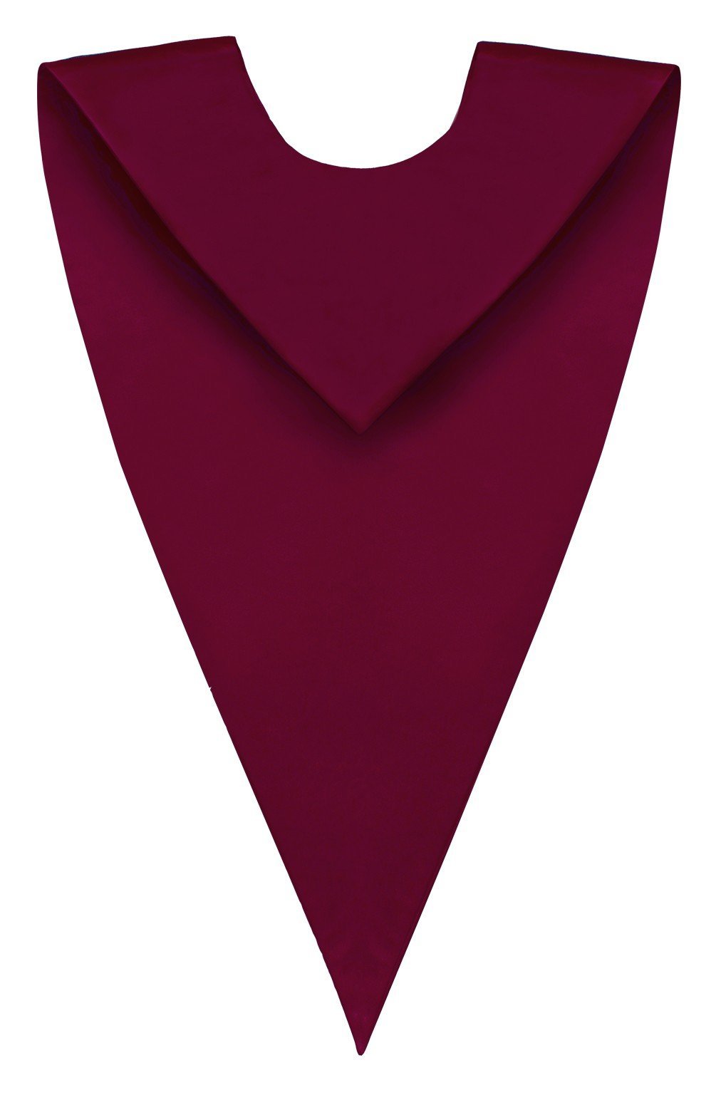 Maroon V-Neck Choir Stole - Church Choir Robes - Churchgoers