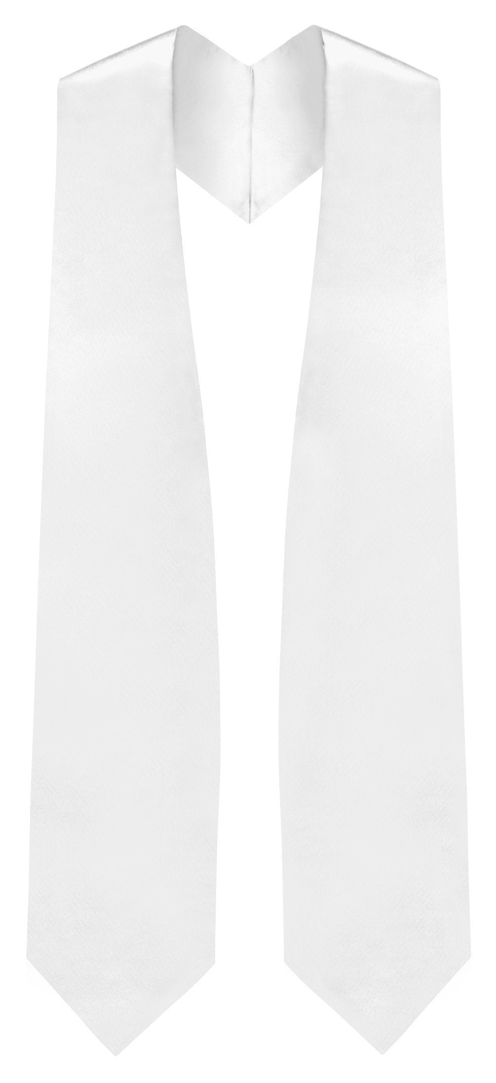 White Traditional Choir Stole - Church Choir Robes - Churchgoers