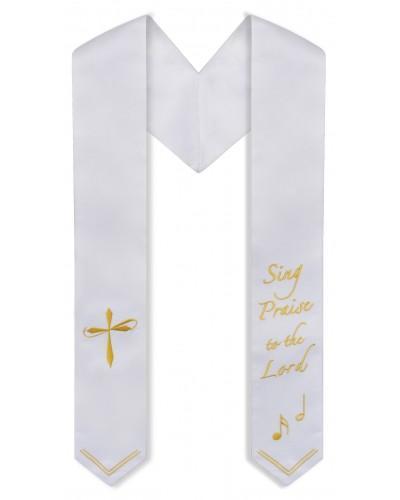 Sing Praise to the Lord Choir Stole - Church Choir Robes - Churchgoers