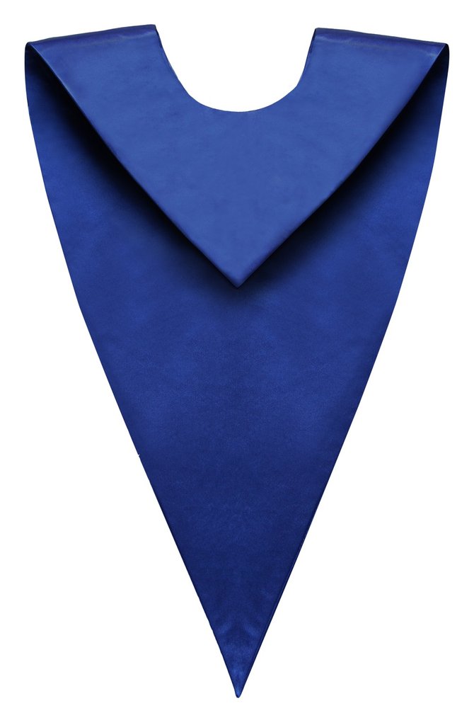 Royal Blue V-Neck Children Choir Stole