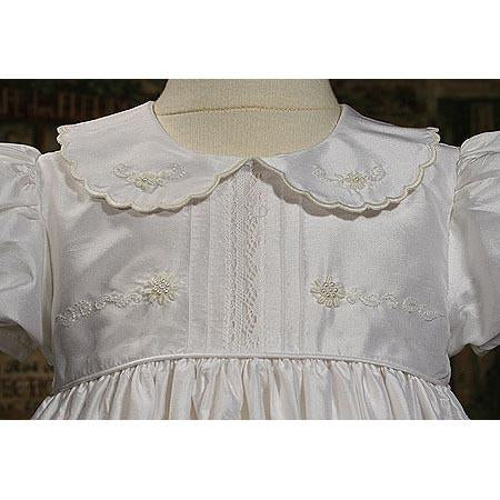 Rosemary Dupioni Baptism Gown
