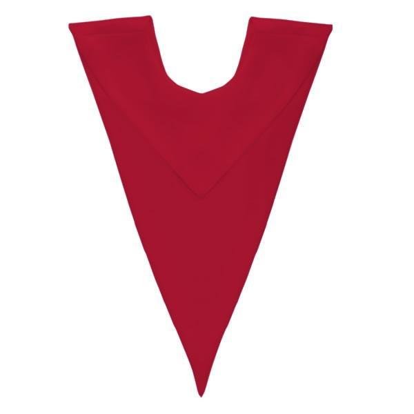Red V-Neck Children Choir Stole