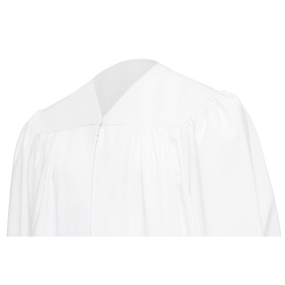 Premium White Baptismal Robe