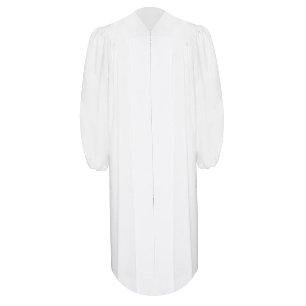 Premium White Baptismal Robe