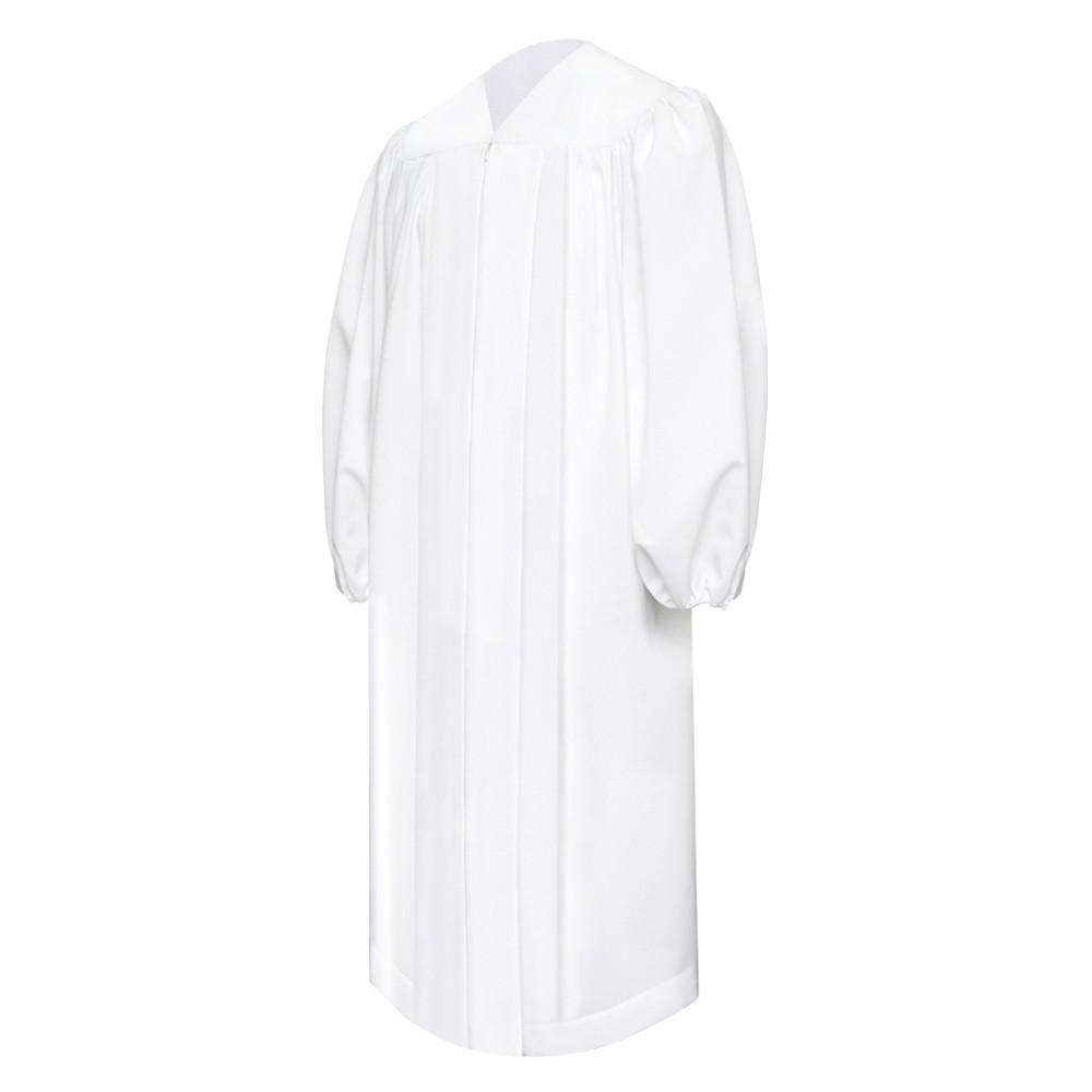 Premium White Baptismal Robe