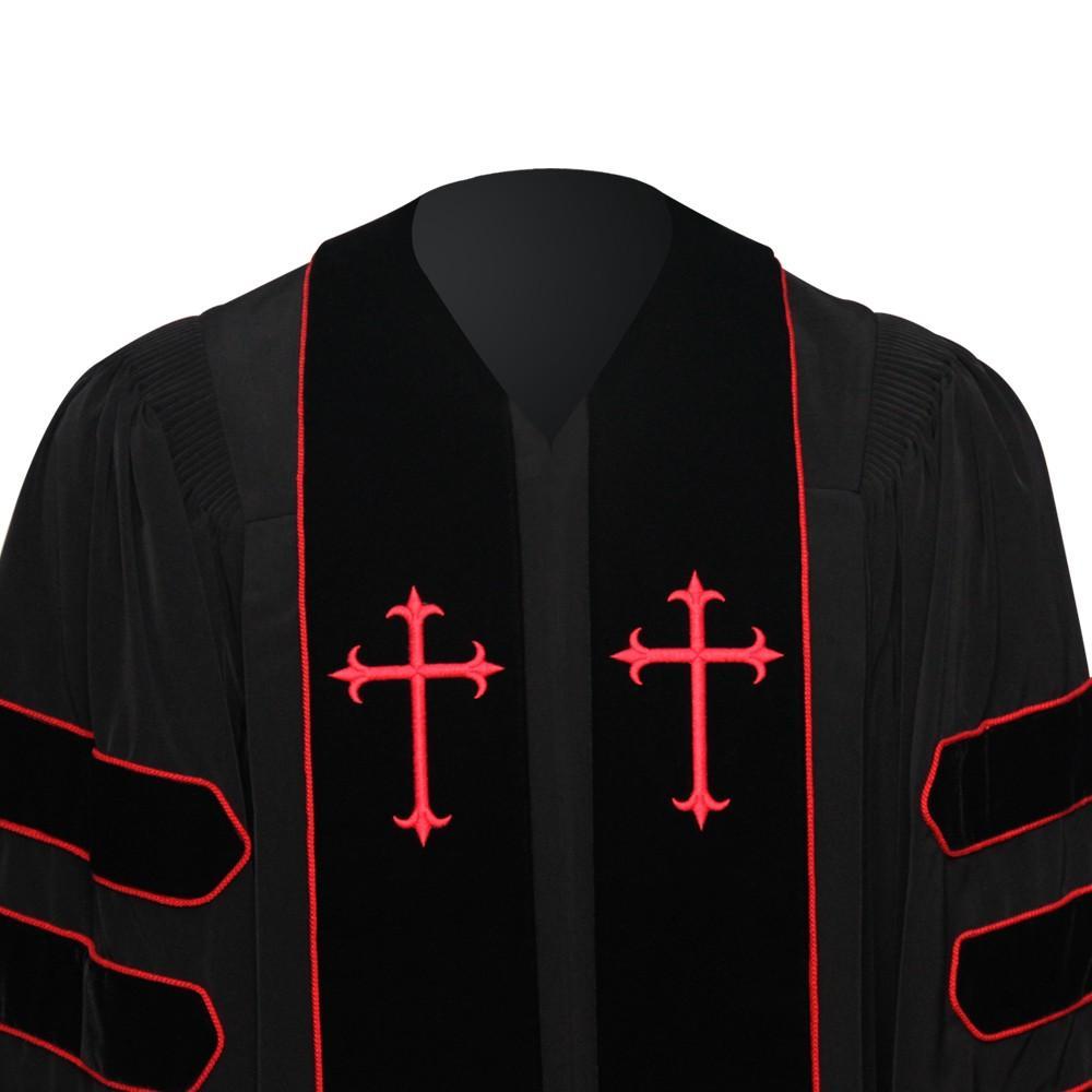 Black Dr. of Divinity Clergy Robe