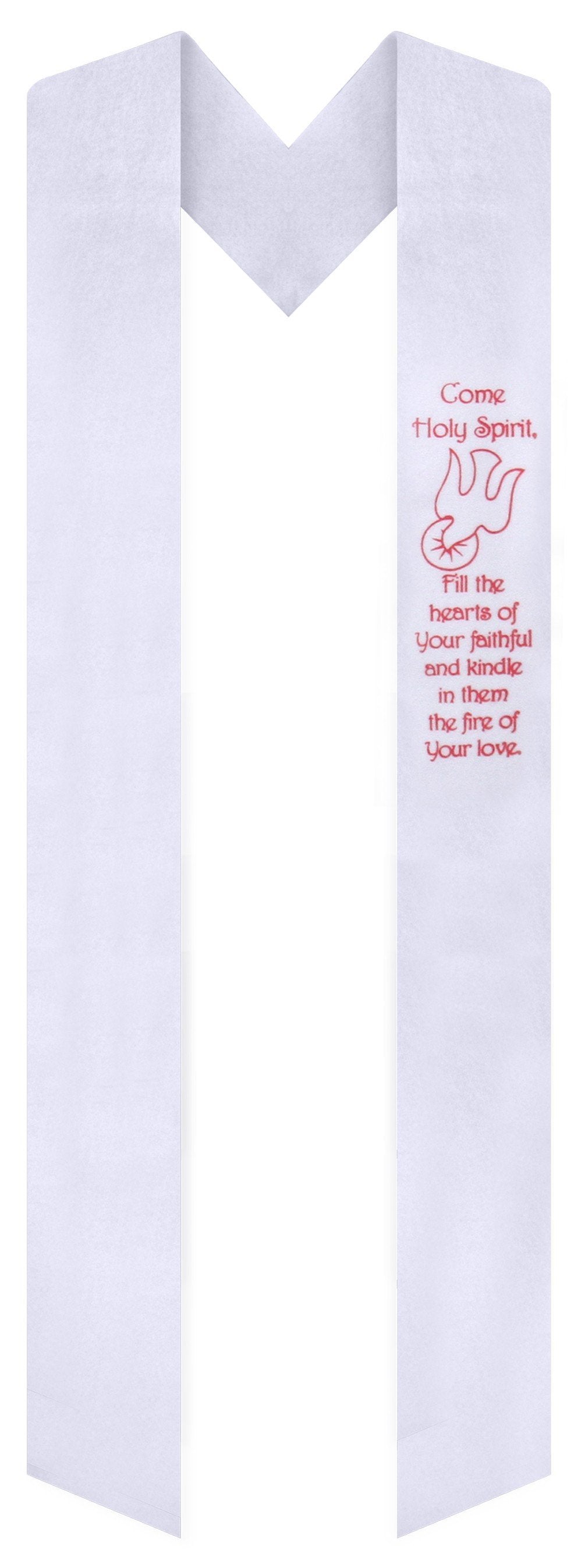 ‘Come Holy Spirit and Dove’ Confirmation Stole