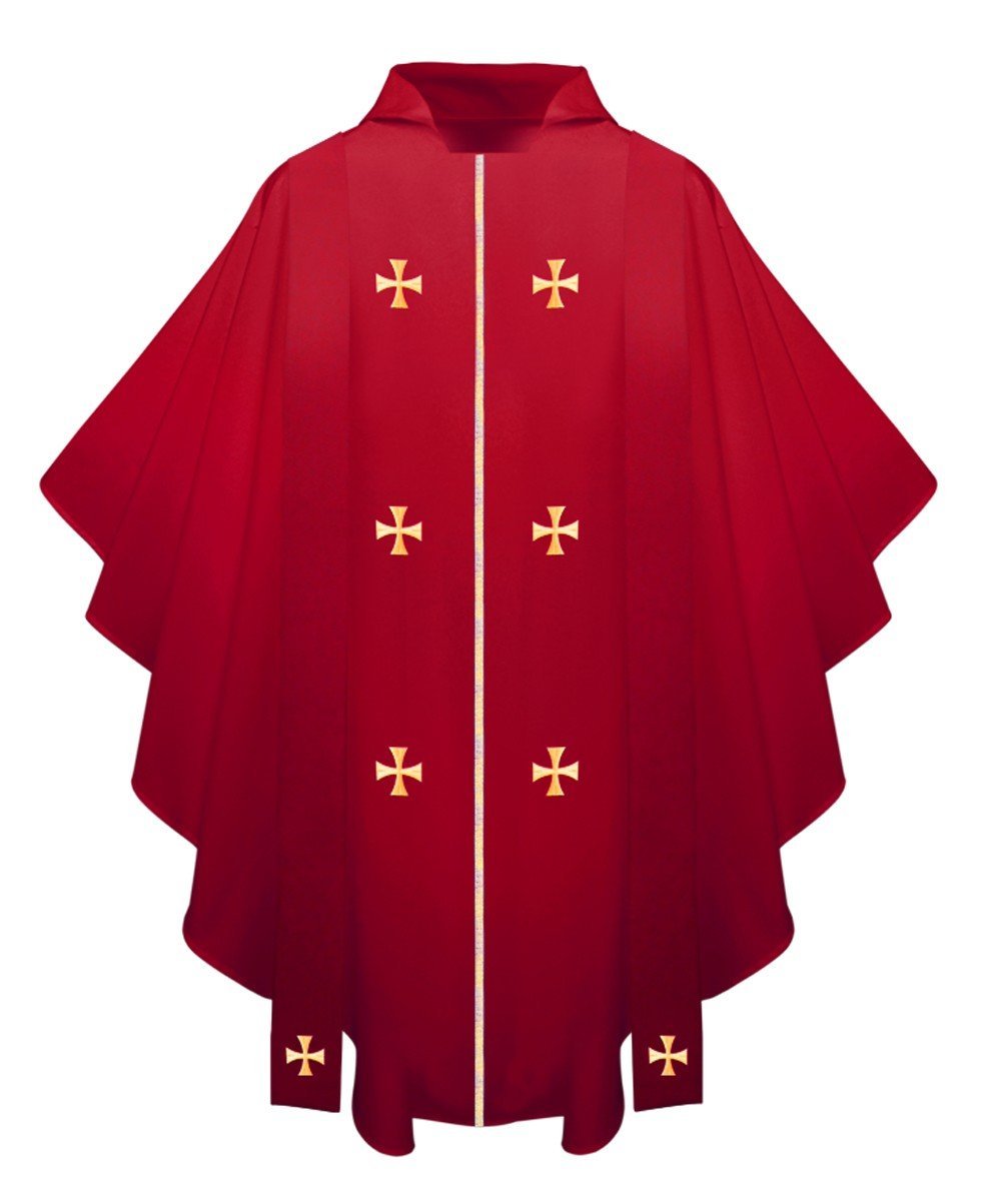 Red Chasuble