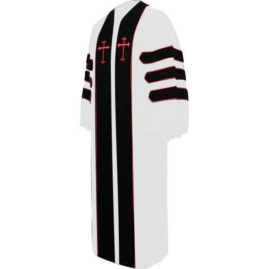 White Dr. of Divinity Clergy Robe