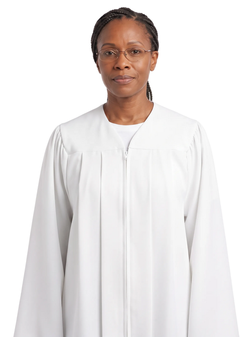 Matte White Choir Robe