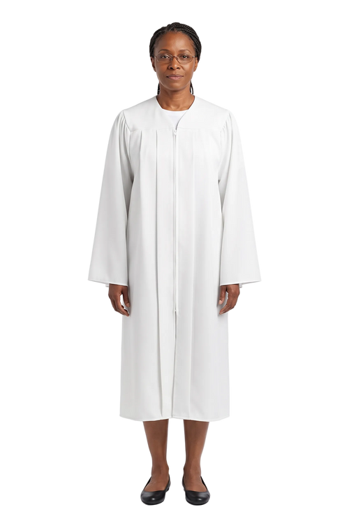 Matte White Choir Robe