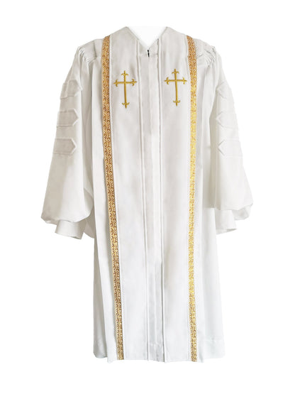 White Bishop Clergy Robe