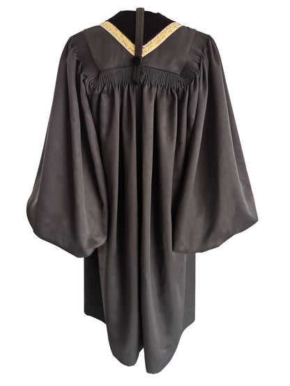 Black Bishop Clergy Robe