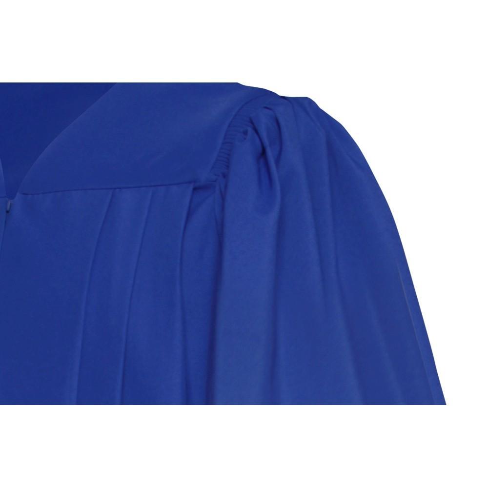 Deluxe Royal Blue Choir Robe - Church Choir Robes - Churchgoers