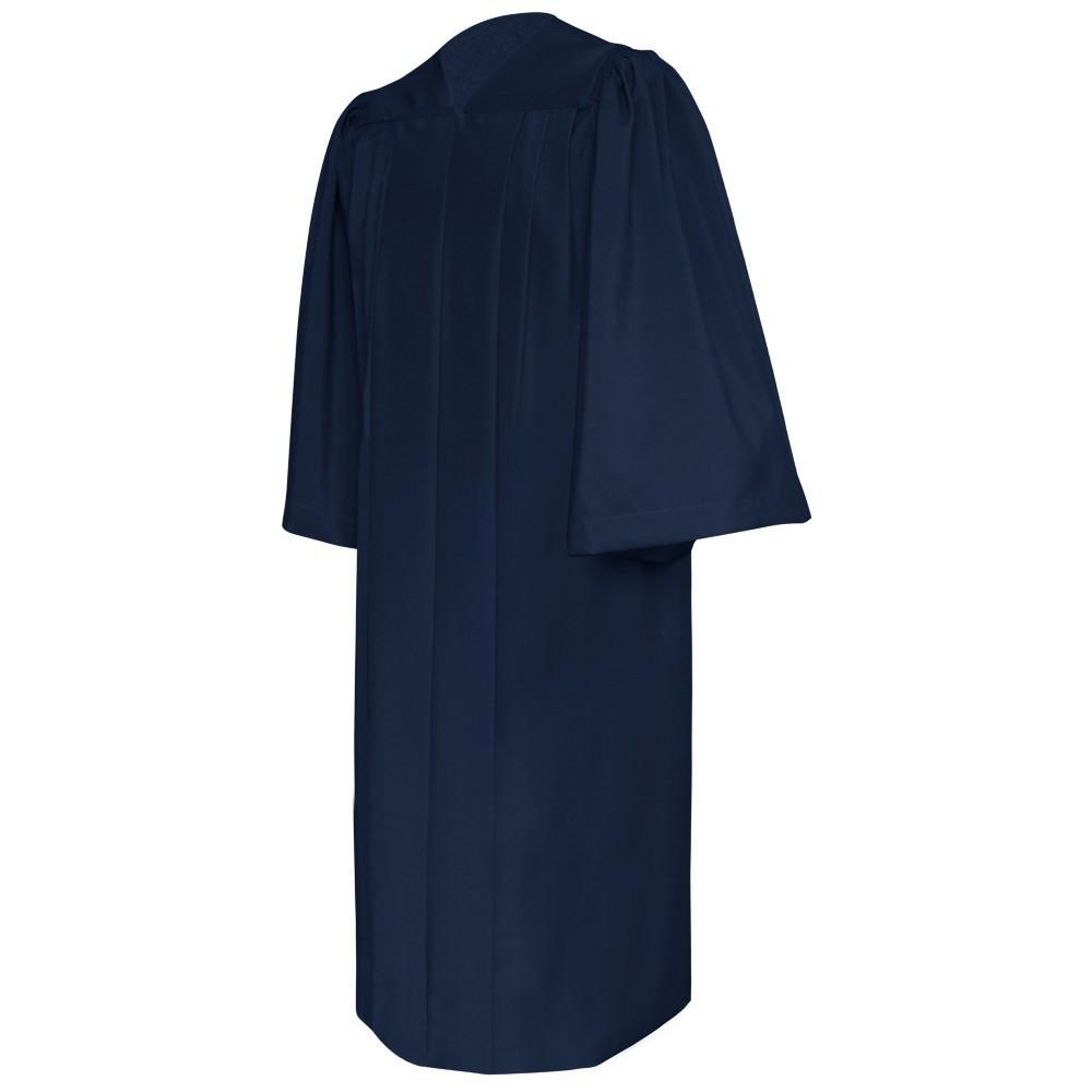 Deluxe Navy Blue Choir Robe - Church Choir Robes - Churchgoers