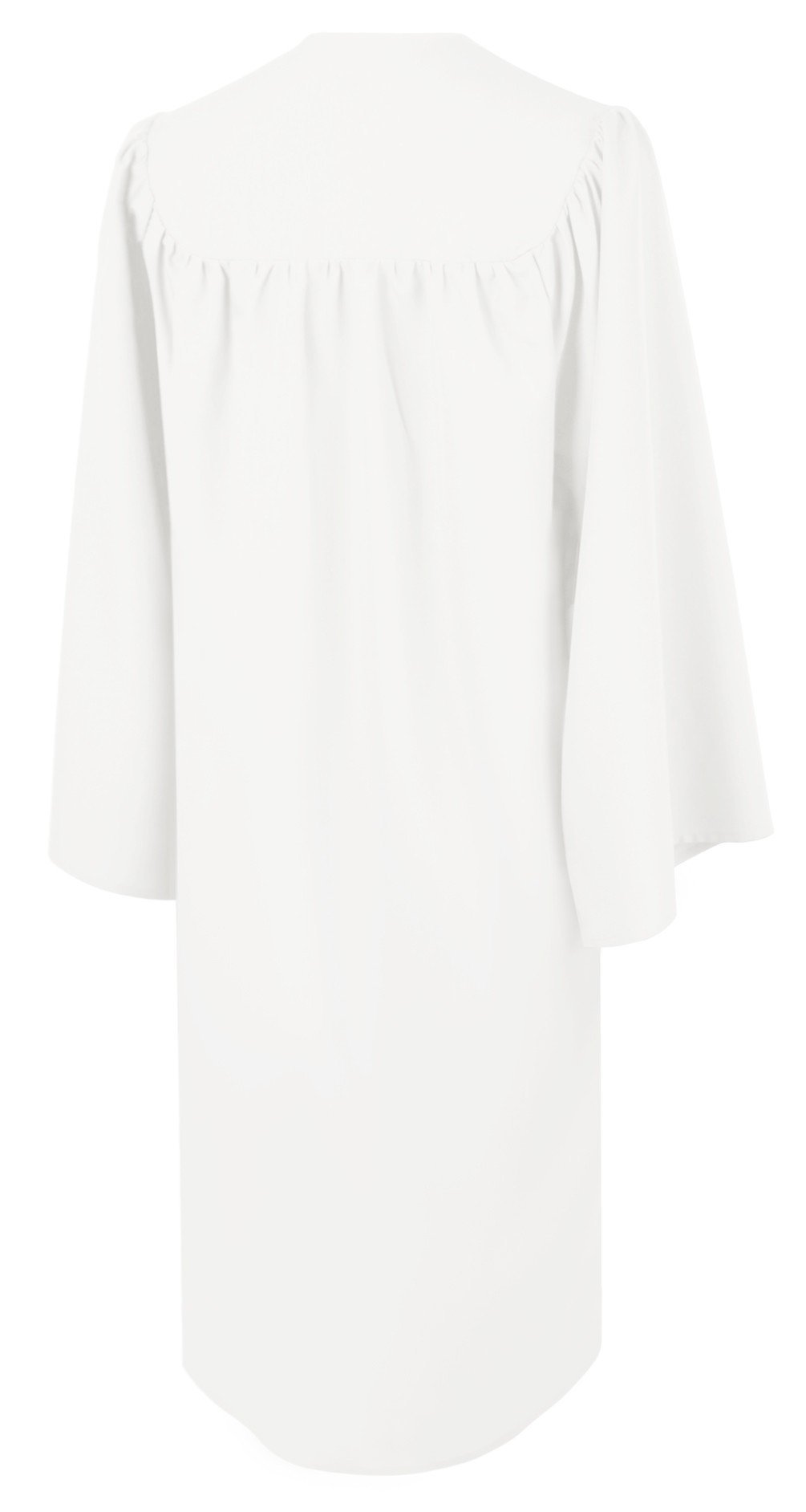 Matte White Choir Robe - Church Choir Robes - Churchgoers