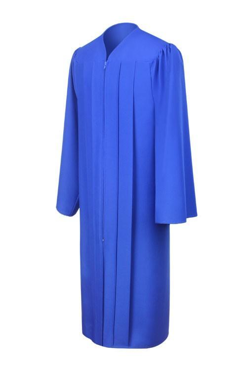 Matte Royal Blue Choir Robe - Church Choir Robes - Churchgoers