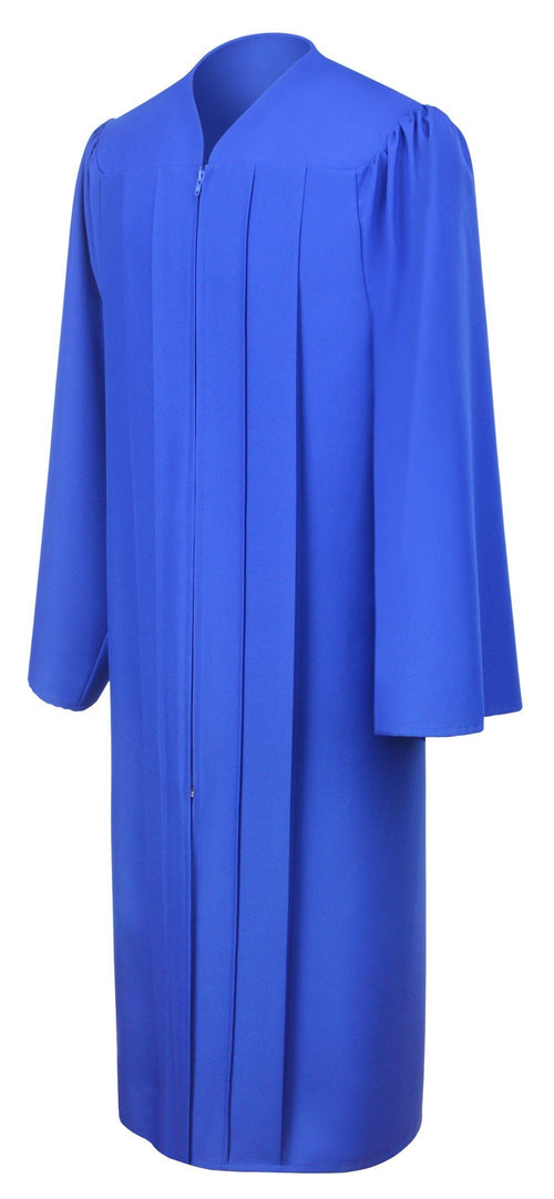 Matte Royal Blue Choir Robe - Church Choir Robes - Churchgoers