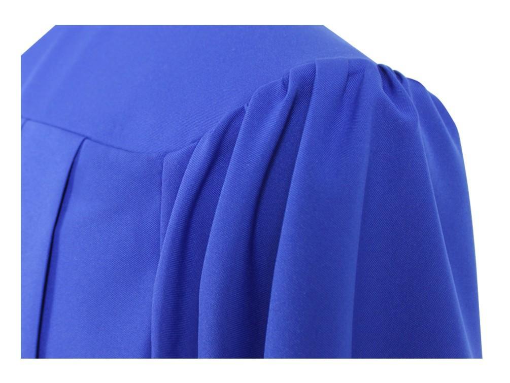 Matte Royal Blue Choir Robe - Church Choir Robes - ChoirBuy