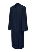 Matte Navy Blue Choir Robe - Church Choir Robes - Churchgoers