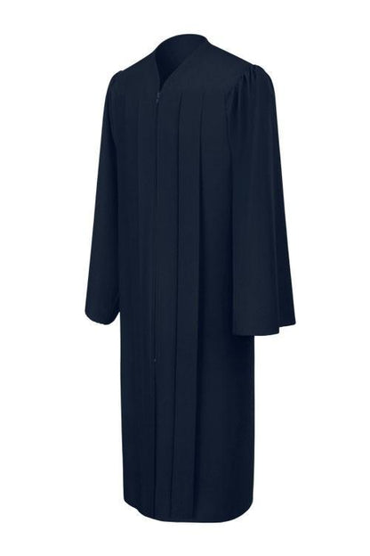 Matte Navy Blue Choir Robe - Church Choir Robes - Churchgoers