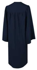 Matte Navy Blue Choir Robe - Church Choir Robes - Churchgoers
