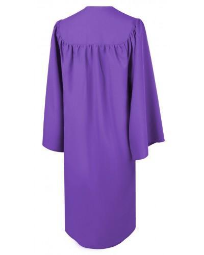 Matte Purple Choir Robe - Church Choir Robes - Churchgoers