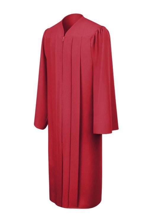 Matte Red Choir Robe - Church Choir Robes - Churchgoers