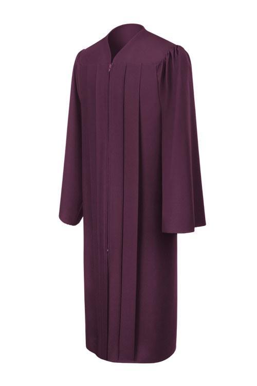 Matte Maroon Choir Robe - Church Choir Robes - Churchgoers