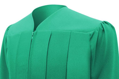 Matte Emerald Green Choir Robe - Church Choir Robes - ChoirBuy