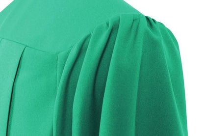 Matte Emerald Green Choir Robe - Church Choir Robes - ChoirBuy