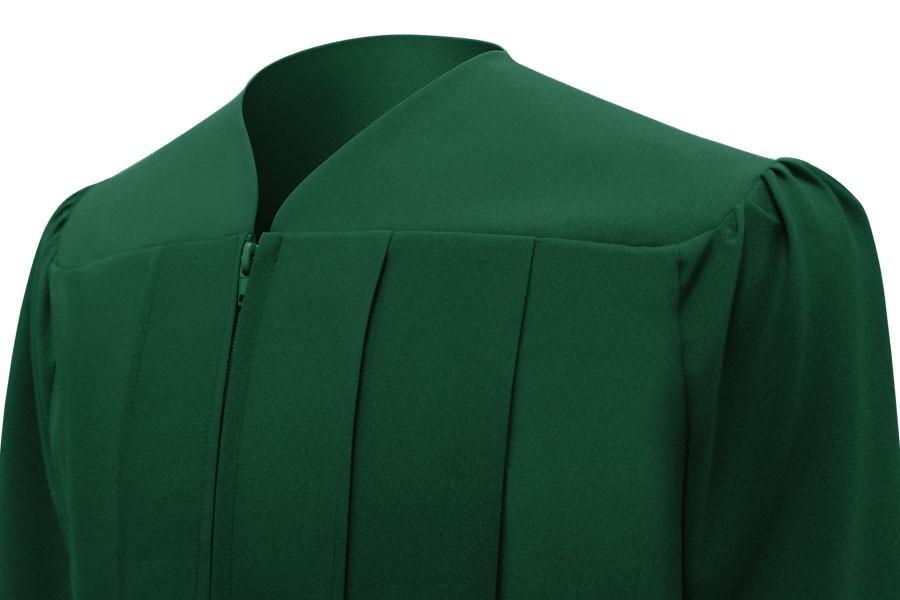 Matte Hunter Choir Robe - Church Choir Robes - Churchgoers