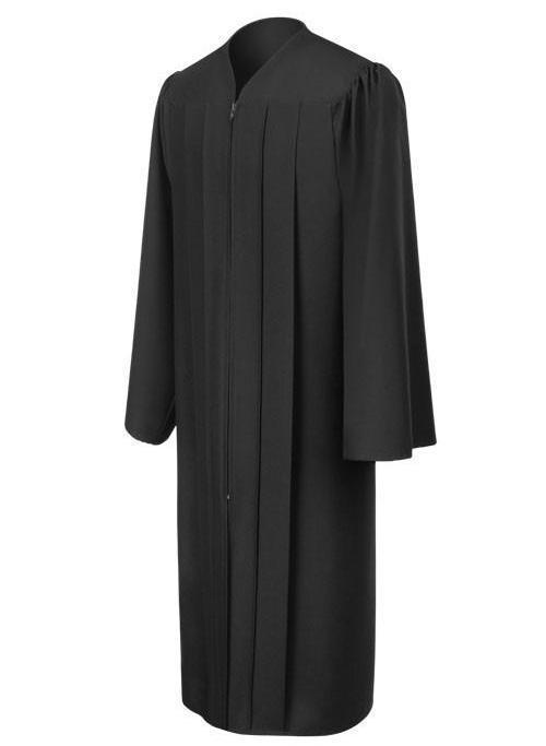 Matte Black Choir Robe - Church Choir Robes - Churchgoers