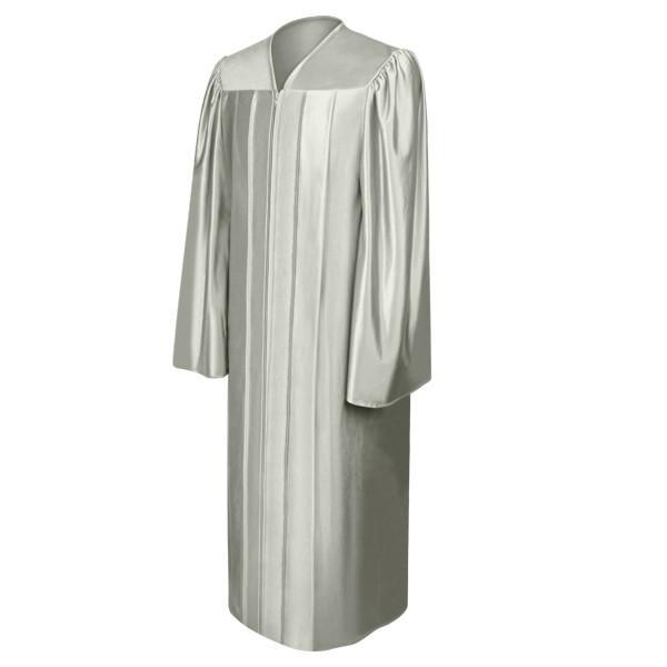 Shiny Silver Choir Robe - Church Choir Robes - Churchgoers