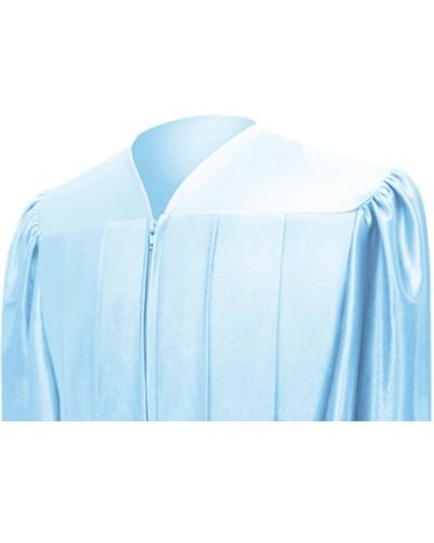 Shiny Light Blue Choir Robe - Church Choir Robes - ChoirBuy