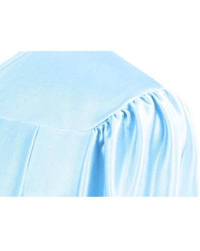 Shiny Light Blue Choir Robe - Church Choir Robes - ChoirBuy