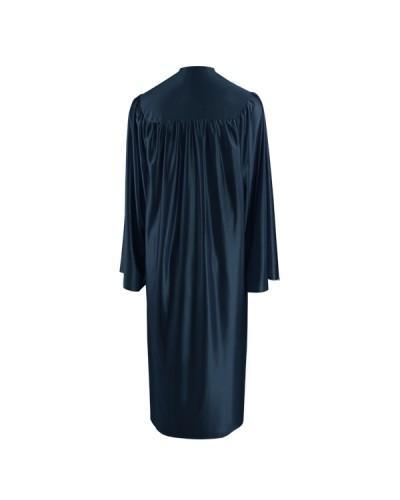Shiny Navy Blue Choir Robe - Church Choir Robes - ChoirBuy