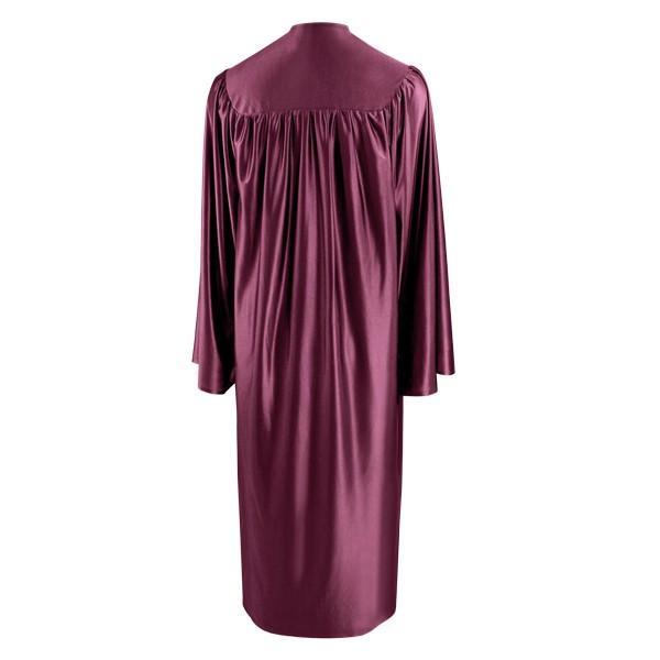 Shiny Maroon Choir Robe - Church Choir Robes - Churchgoers
