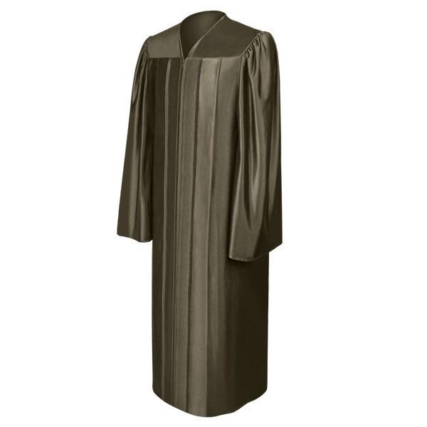 Shiny Brown Choir Robe - Church Choir Robes - Churchgoers