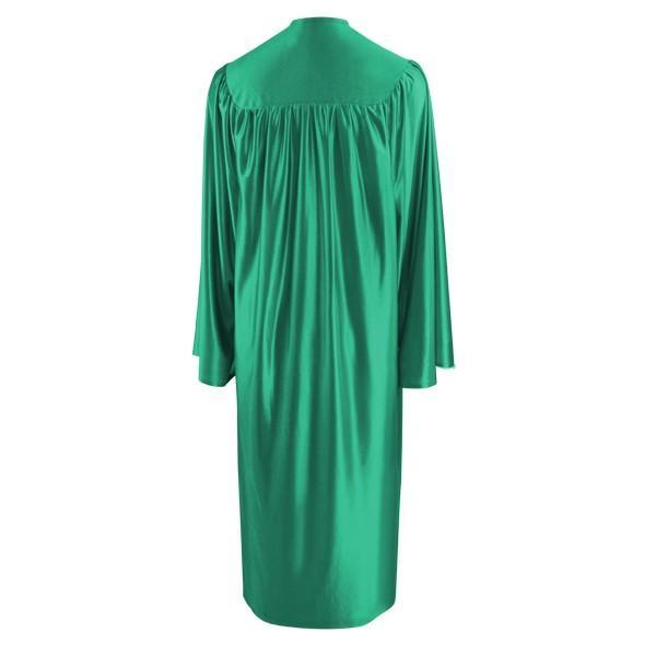 Shiny Emerald Green Choir Robe - Church Choir Robes - ChoirBuy